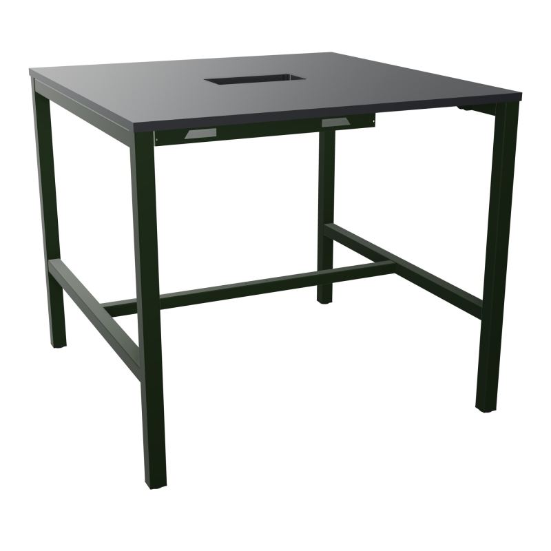 ARIAL T L120XP120XH104,5 PERCE TRAPPE DOUBLE ACCES + GOULOTTE PIED ARCHE CARREE FX 4P R9