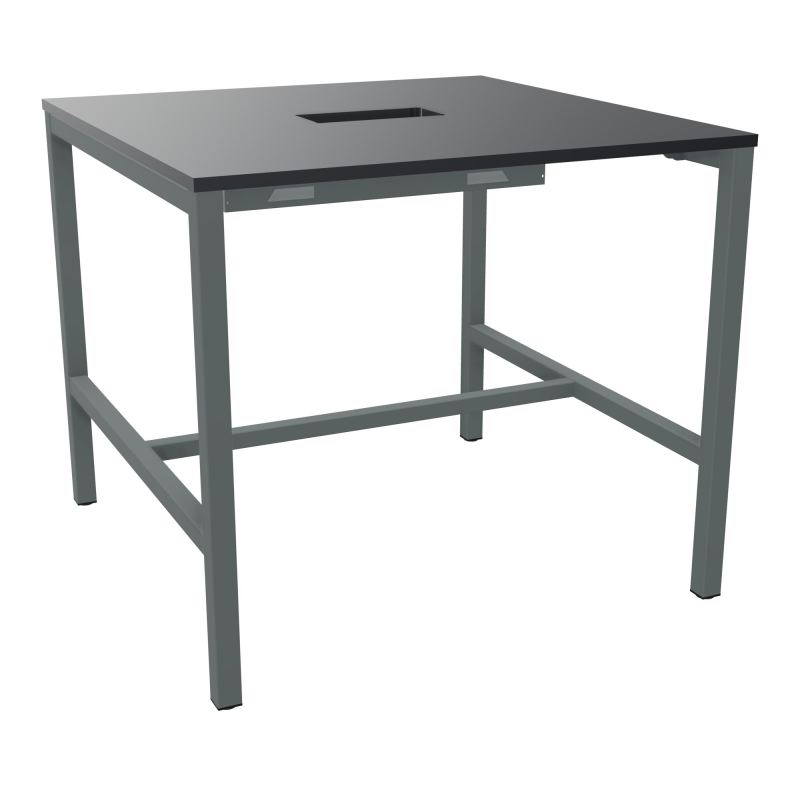 ARIAL T L120XP120XH104,5 PERCE TRAPPE DOUBLE ACCES + GOULOTTE PIED ARCHE CARREE FX 4P R9