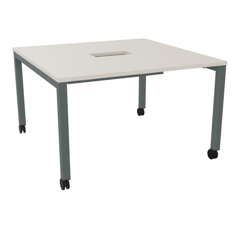 ARIAL T L120XP120XH73,5 PERCE TRAPPE DOUBLE ACCES + GOULOTTE PIED ARCHE CARREE MOBILE