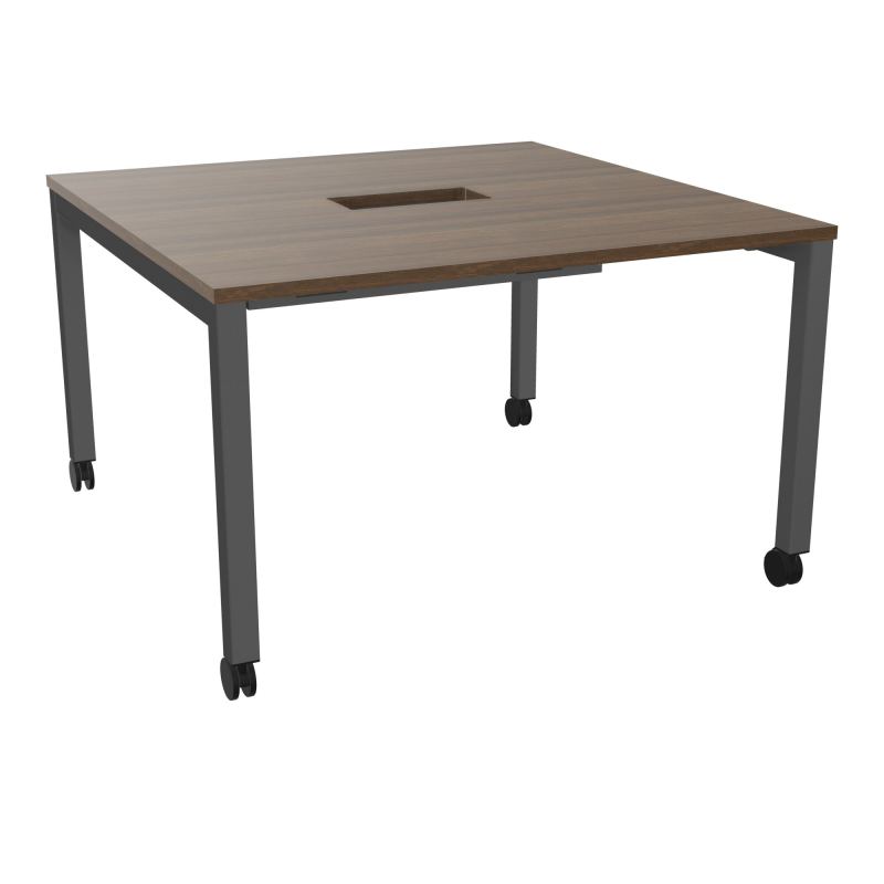 ARIAL T L120XP120XH73,5 PERCE TRAPPE DOUBLE ACCES + GOULOTTE PIED ARCHE CARREE MOBILE