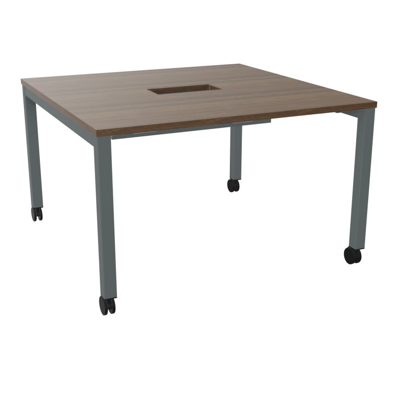 ARIAL T L120XP120XH73,5 PERCE TRAPPE DOUBLE ACCES + GOULOTTE PIED ARCHE CARREE MOBILE