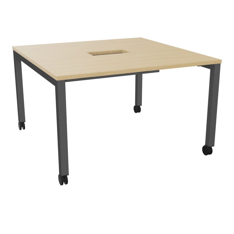 ARIAL T L120XP120XH73,5 PERCE TRAPPE DOUBLE ACCES + GOULOTTE PIED ARCHE CARREE MOBILE R1