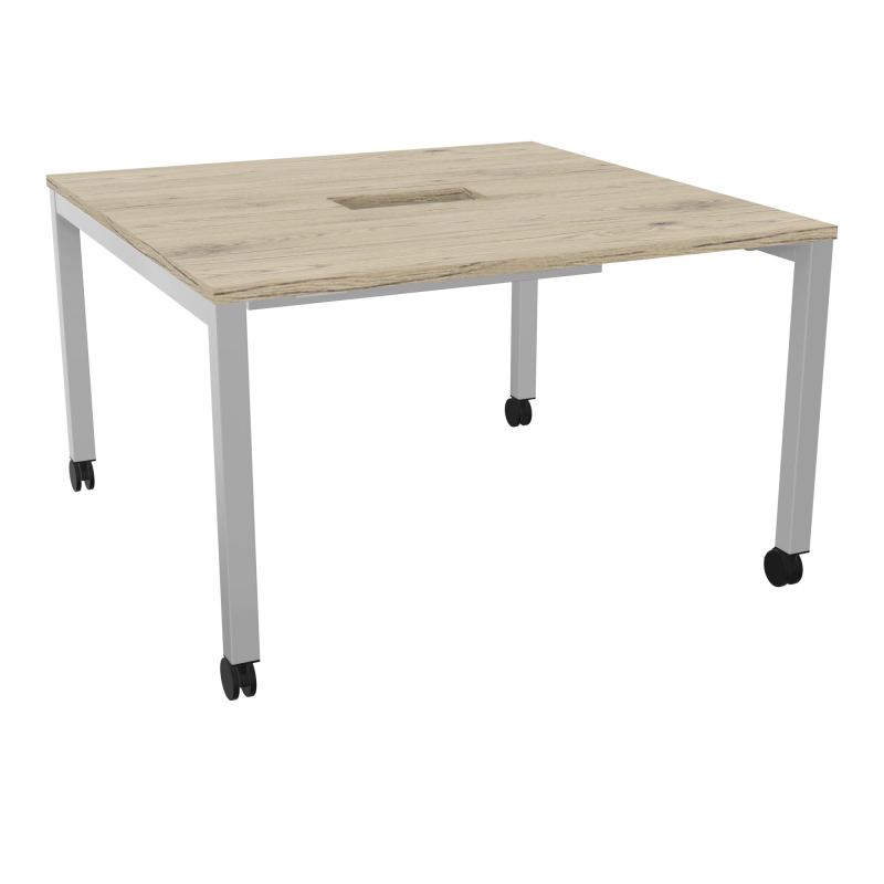 ARIAL T L120XP120XH73,5 PERCE TRAPPE DOUBLE ACCES + GOULOTTE PIED ARCHE CARREE MOBILE