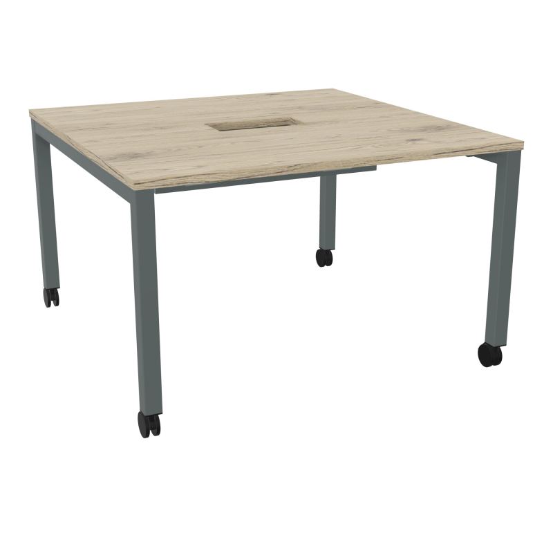 ARIAL T L120XP120XH73,5 PERCE TRAPPE DOUBLE ACCES + GOULOTTE PIED ARCHE CARREE MOBILE