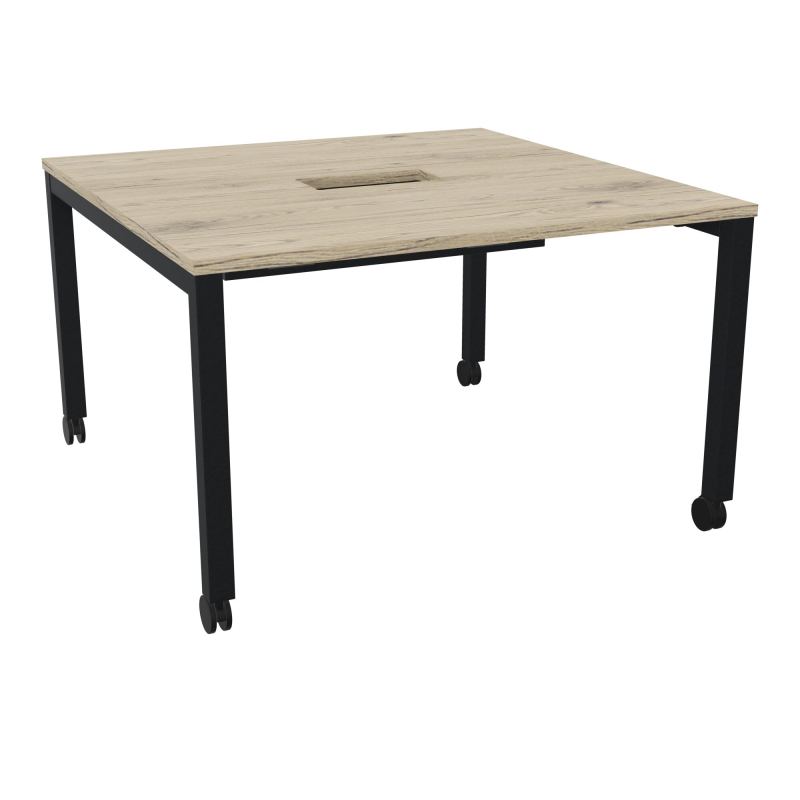 ARIAL T L120XP120XH73,5 PERCE TRAPPE DOUBLE ACCES + GOULOTTE PIED ARCHE CARREE MOBILE