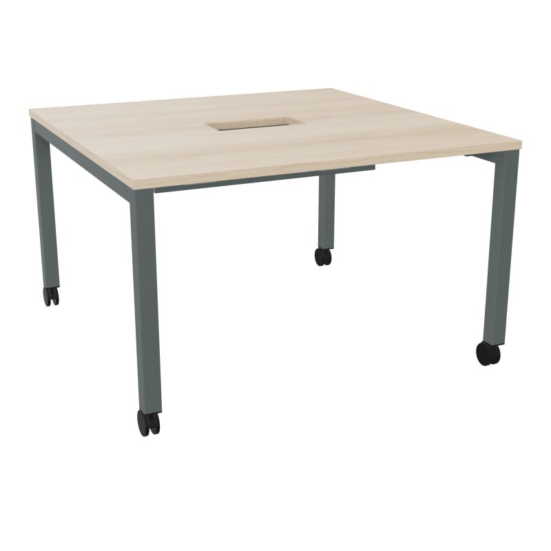 ARIAL T L120XP120XH73,5 PERCE TRAPPE DOUBLE ACCES + GOULOTTE PIED ARCHE CARREE MOBILE
