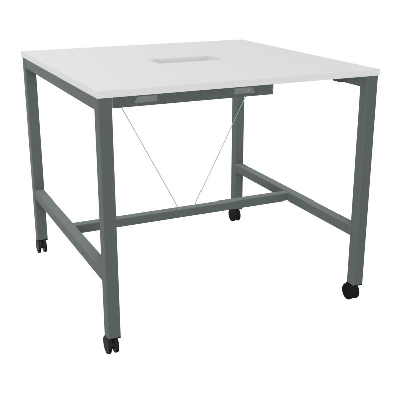 ARIAL T L120XP120XH104,5 PERCE TRAPPE DOUBLE ACCES + GOULOTTE PIED ARCHE CARREE MOBILE