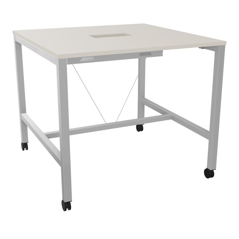 ARIAL T L120XP120XH104,5 PERCE TRAPPE DOUBLE ACCES + GOULOTTE PIED ARCHE CARREE MOBILE