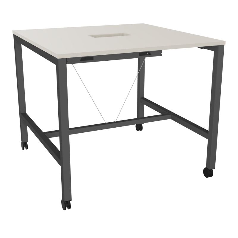 ARIAL T L120XP120XH104,5 PERCE TRAPPE DOUBLE ACCES + GOULOTTE PIED ARCHE CARREE MOBILE