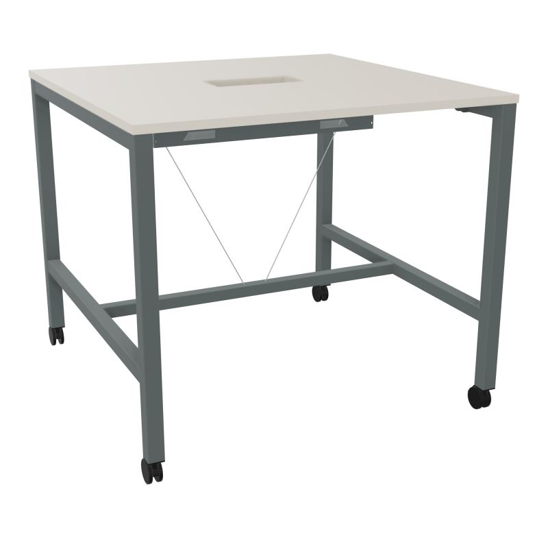 ARIAL T L120XP120XH104,5 PERCE TRAPPE DOUBLE ACCES + GOULOTTE PIED ARCHE CARREE MOBILE