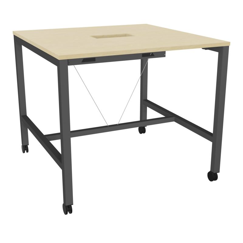ARIAL T L120XP120XH104,5 PERCE TRAPPE DOUBLE ACCES + GOULOTTE PIED ARCHE CARREE MOBILE