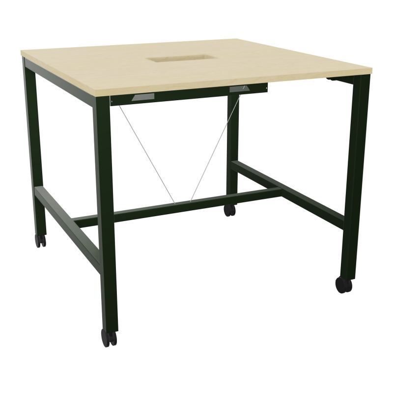 ARIAL T L120XP120XH104,5 PERCE TRAPPE DOUBLE ACCES + GOULOTTE PIED ARCHE CARREE MOBILE