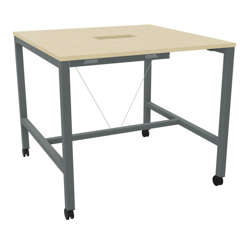 ARIAL T L120XP120XH104,5 PERCE TRAPPE DOUBLE ACCES + GOULOTTE PIED ARCHE CARREE MOBILE