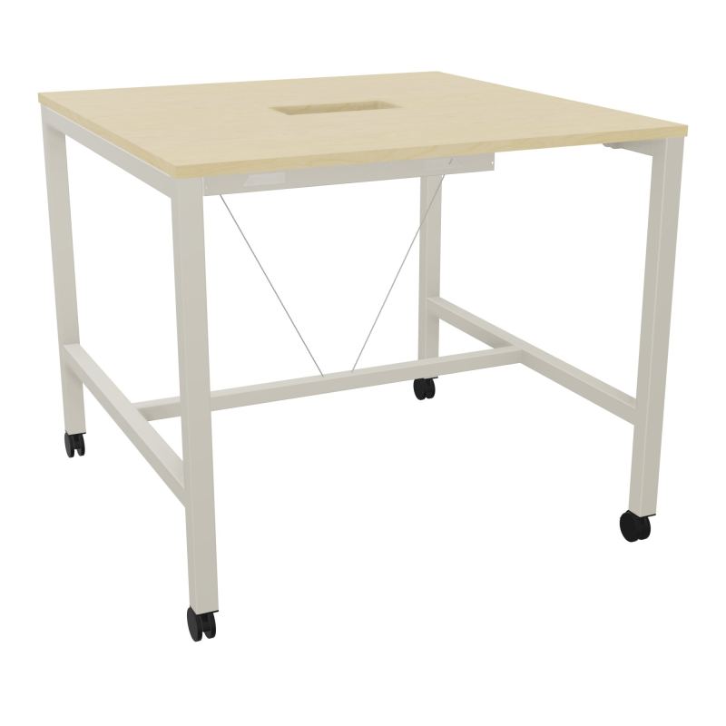 ARIAL T L120XP120XH104,5 PERCE TRAPPE DOUBLE ACCES + GOULOTTE PIED ARCHE CARREE MOBILE