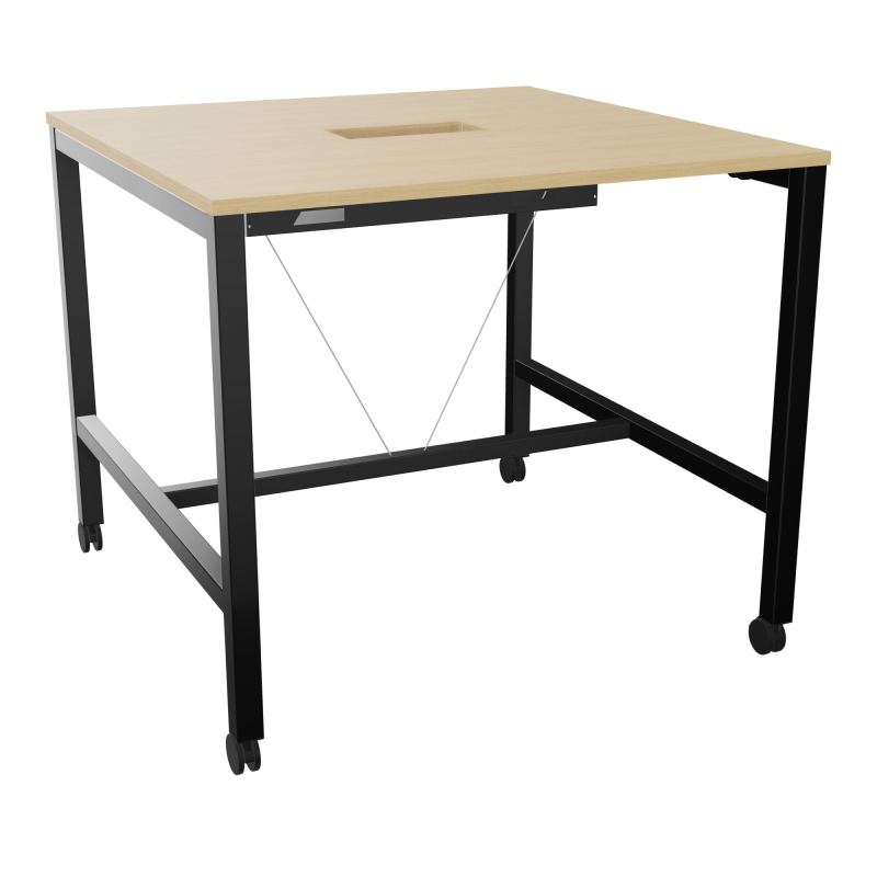 ARIAL T L120XP120XH104,5 PERCE TRAPPE DOUBLE ACCES + GOULOTTE PIED ARCHE CARREE MOBILE R1
