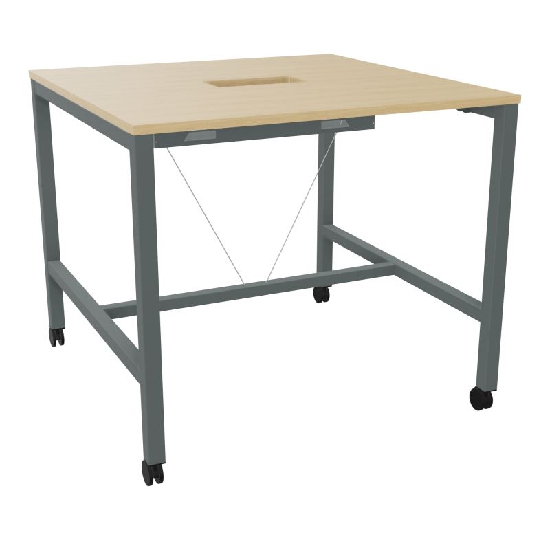 ARIAL T L120XP120XH104,5 PERCE TRAPPE DOUBLE ACCES + GOULOTTE PIED ARCHE CARREE MOBILE R1