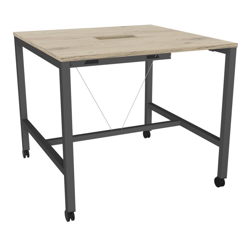 ARIAL T L120XP120XH104,5 PERCE TRAPPE DOUBLE ACCES + GOULOTTE PIED ARCHE CARREE MOBILE