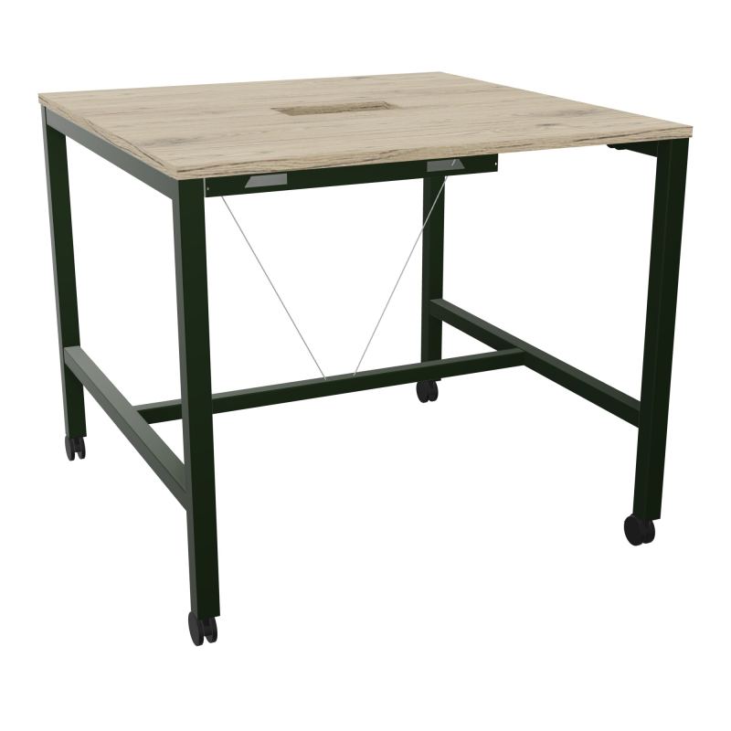 ARIAL T L120XP120XH104,5 PERCE TRAPPE DOUBLE ACCES + GOULOTTE PIED ARCHE CARREE MOBILE