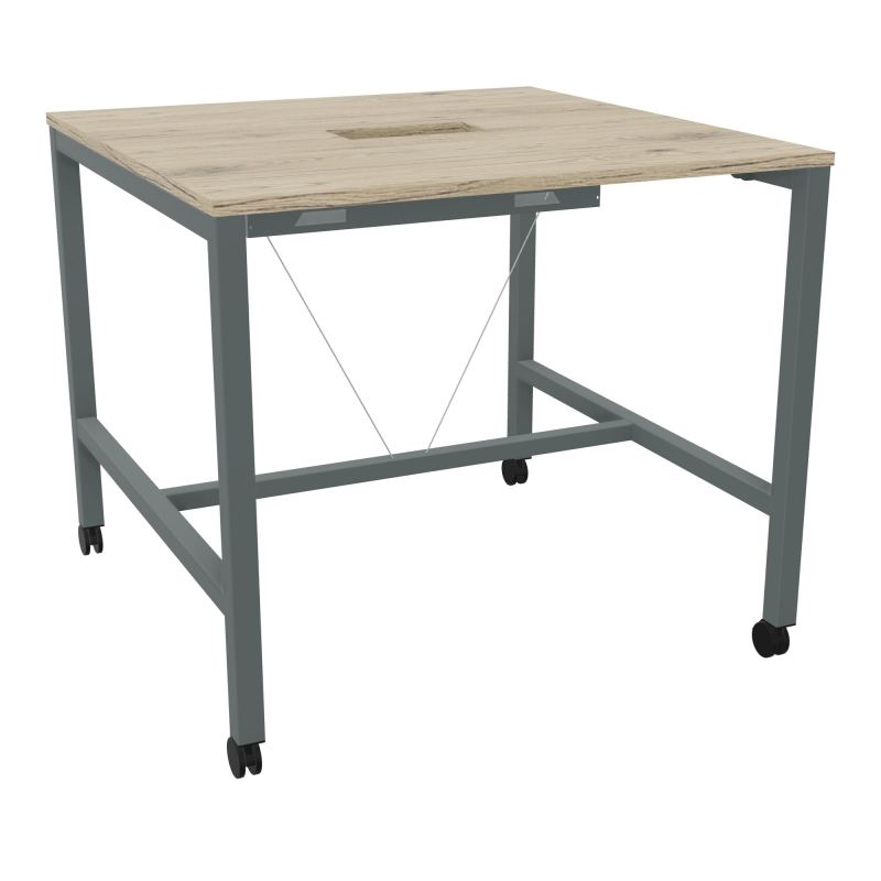 ARIAL T L120XP120XH104,5 PERCE TRAPPE DOUBLE ACCES + GOULOTTE PIED ARCHE CARREE MOBILE