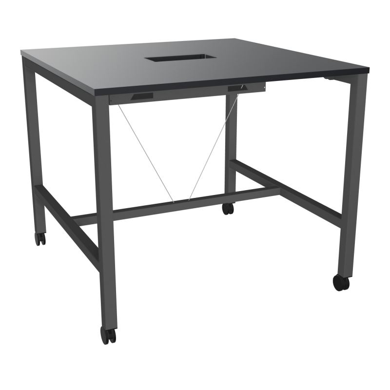 ARIAL T L120XP120XH104,5 PERCE TRAPPE DOUBLE ACCES + GOULOTTE PIED ARCHE CARREE MOBILE R9
