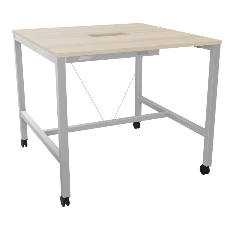 ARIAL T L120XP120XH104,5 PERCE TRAPPE DOUBLE ACCES + GOULOTTE PIED ARCHE CARREE MOBILE