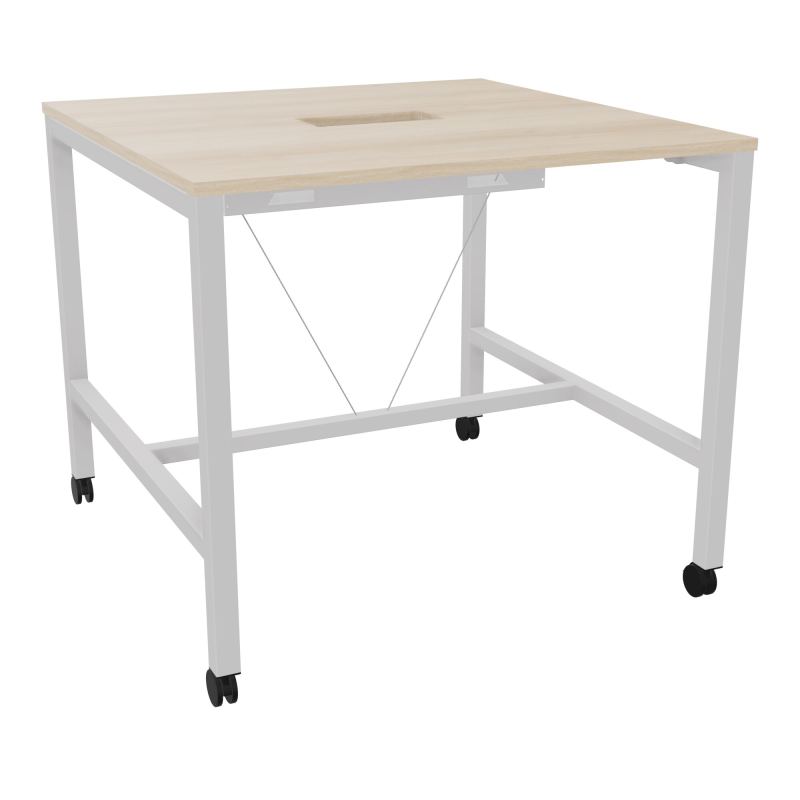 ARIAL T L120XP120XH104,5 PERCE TRAPPE DOUBLE ACCES + GOULOTTE PIED ARCHE CARREE MOBILE