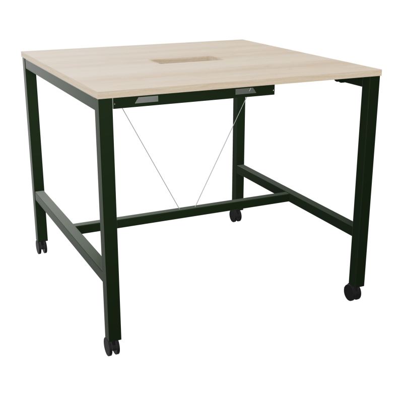 ARIAL T L120XP120XH104,5 PERCE TRAPPE DOUBLE ACCES + GOULOTTE PIED ARCHE CARREE MOBILE