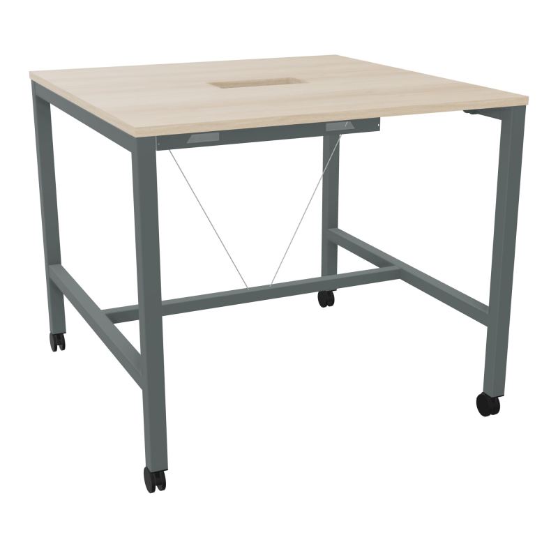 ARIAL T L120XP120XH104,5 PERCE TRAPPE DOUBLE ACCES + GOULOTTE PIED ARCHE CARREE MOBILE