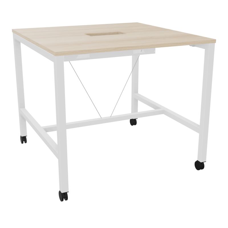 ARIAL T L120XP120XH104,5 PERCE TRAPPE DOUBLE ACCES + GOULOTTE PIED ARCHE CARREE MOBILE