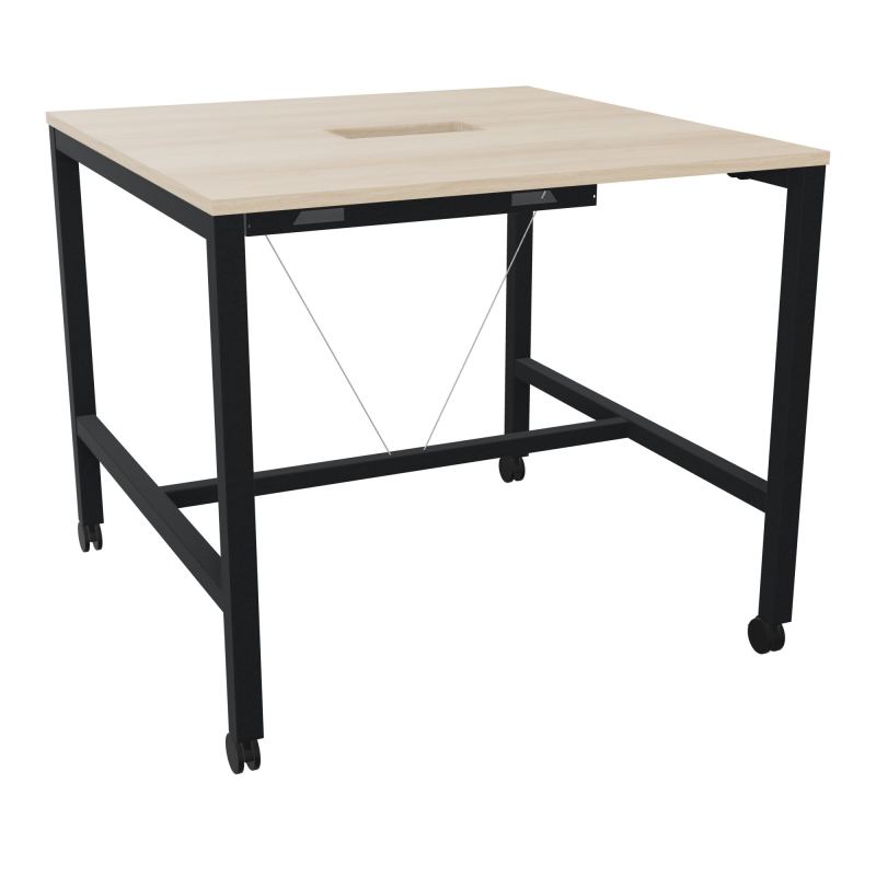 ARIAL T L120XP120XH104,5 PERCE TRAPPE DOUBLE ACCES + GOULOTTE PIED ARCHE CARREE MOBILE