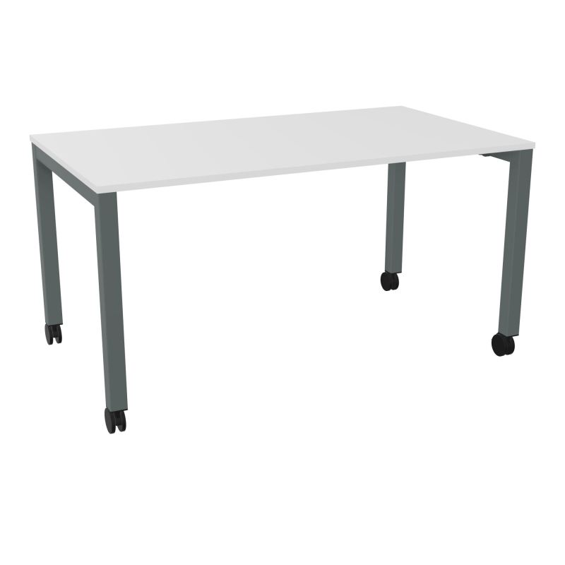 ARIAL T RECT L140 P80 H73,5 EP 19 mm NU PIED ARCHE CARRE MOBILE