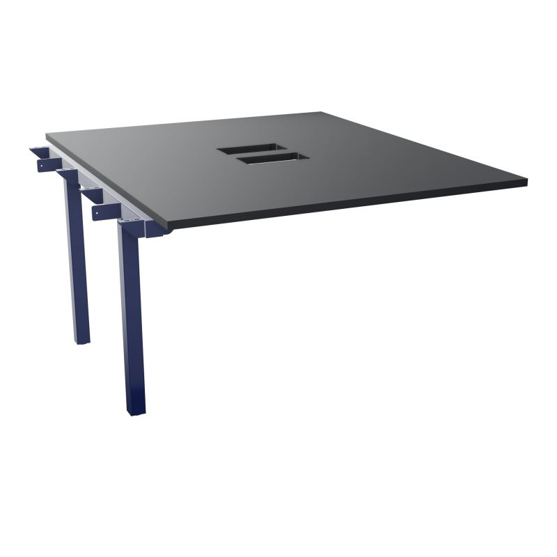 ARIAL BENCH SUIV RECT L120 P142 Ep 25mm découpé trappe SC PIED ARCHE CARRE FX R9 X4
