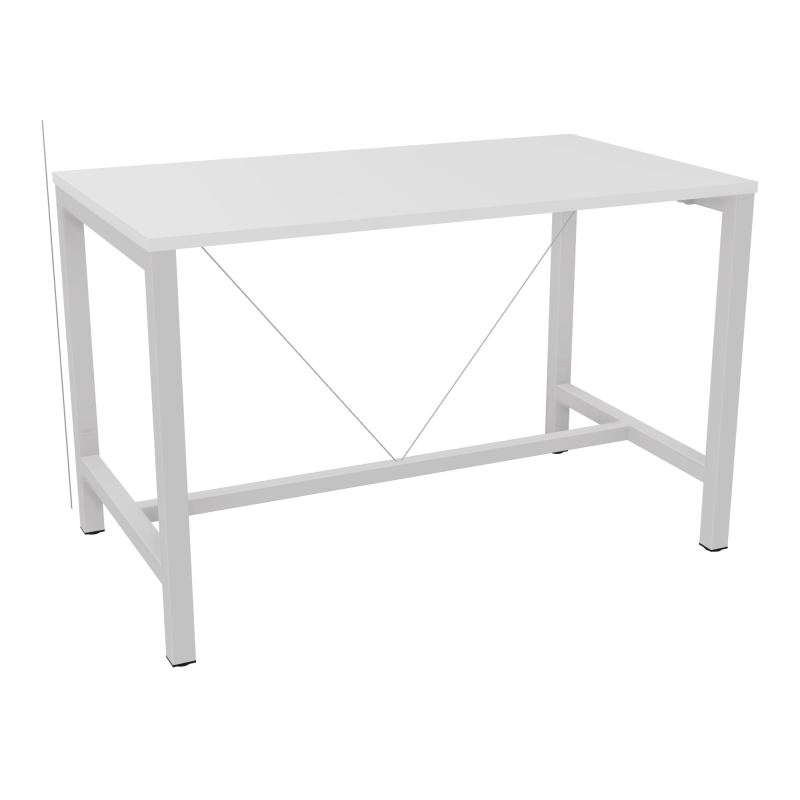 ARIAL T. REU L140XP80XH90 PIEDS ARCHE CARREE AVEC REPOSE PIED