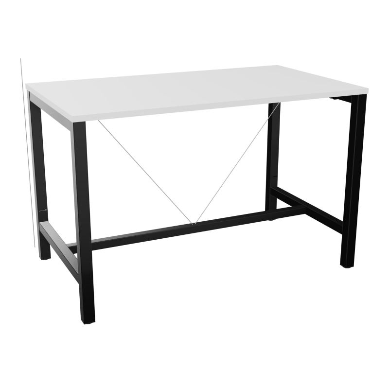 ARIAL T. REU L140XP80XH90 PIEDS ARCHE CARREE AVEC REPOSE PIED