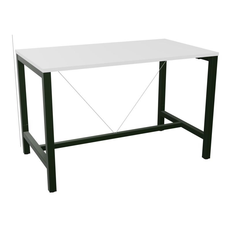 ARIAL T. REU L140XP80XH90 PIEDS ARCHE CARREE AVEC REPOSE PIED