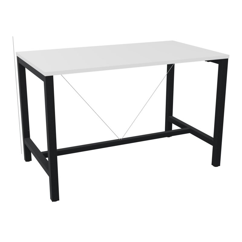 ARIAL T. REU L140XP80XH90 PIEDS ARCHE CARREE AVEC REPOSE PIED