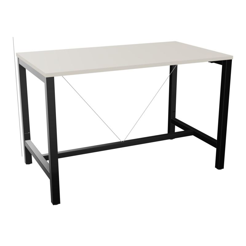 ARIAL T. REU L140XP80XH90 PIEDS ARCHE CARREE AVEC REPOSE PIED