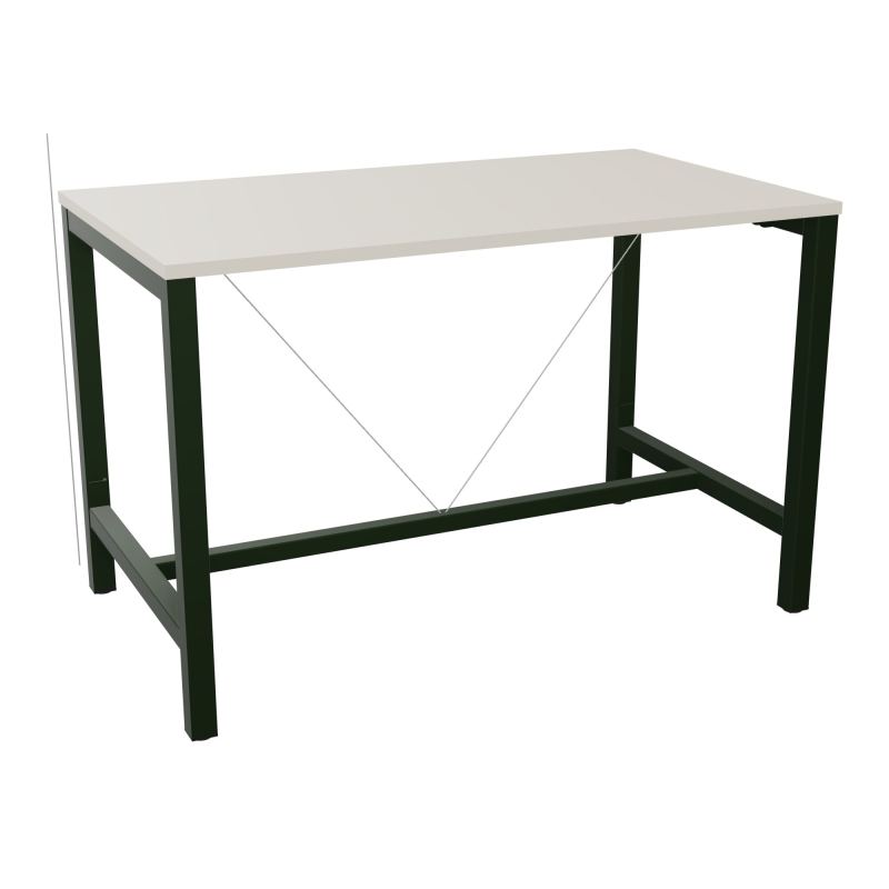 ARIAL T. REU L140XP80XH90 PIEDS ARCHE CARREE AVEC REPOSE PIED