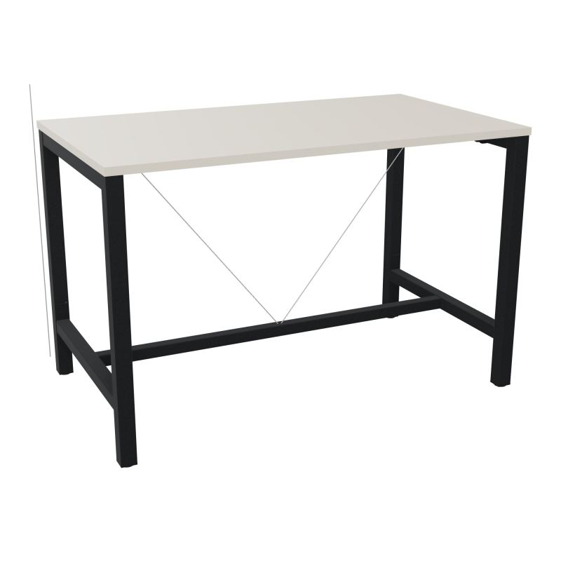 ARIAL T. REU L140XP80XH90 PIEDS ARCHE CARREE AVEC REPOSE PIED