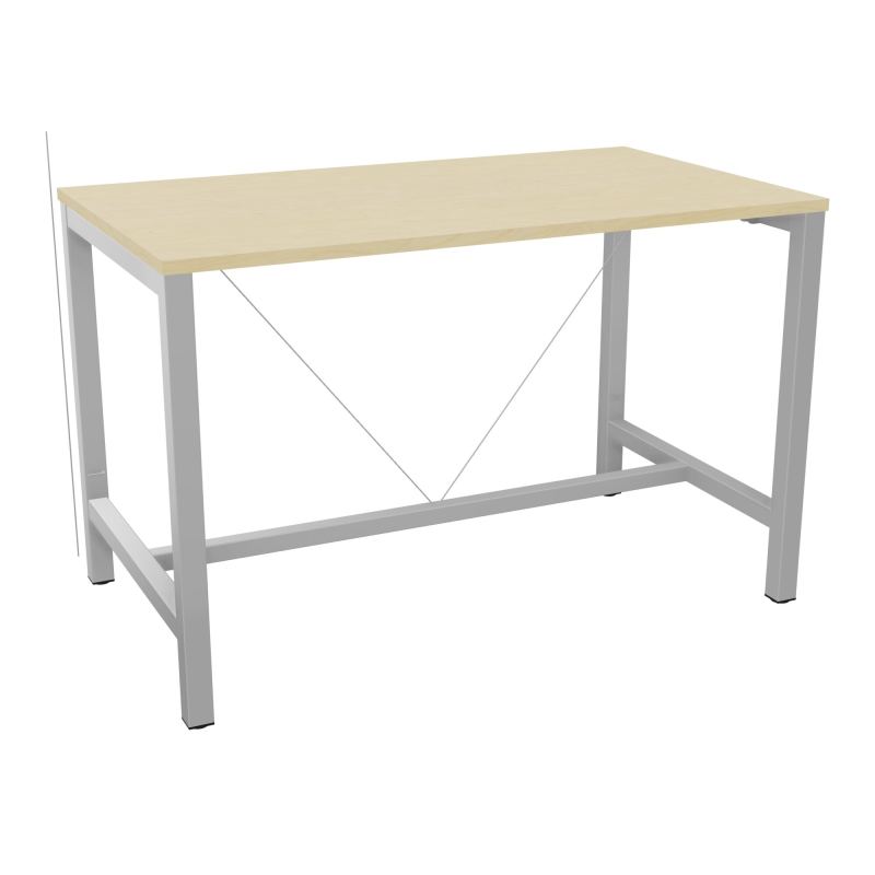 ARIAL T. REU L140XP80XH90 PIEDS ARCHE CARREE AVEC REPOSE PIED