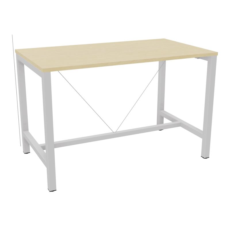 ARIAL T. REU L140XP80XH90 PIEDS ARCHE CARREE AVEC REPOSE PIED