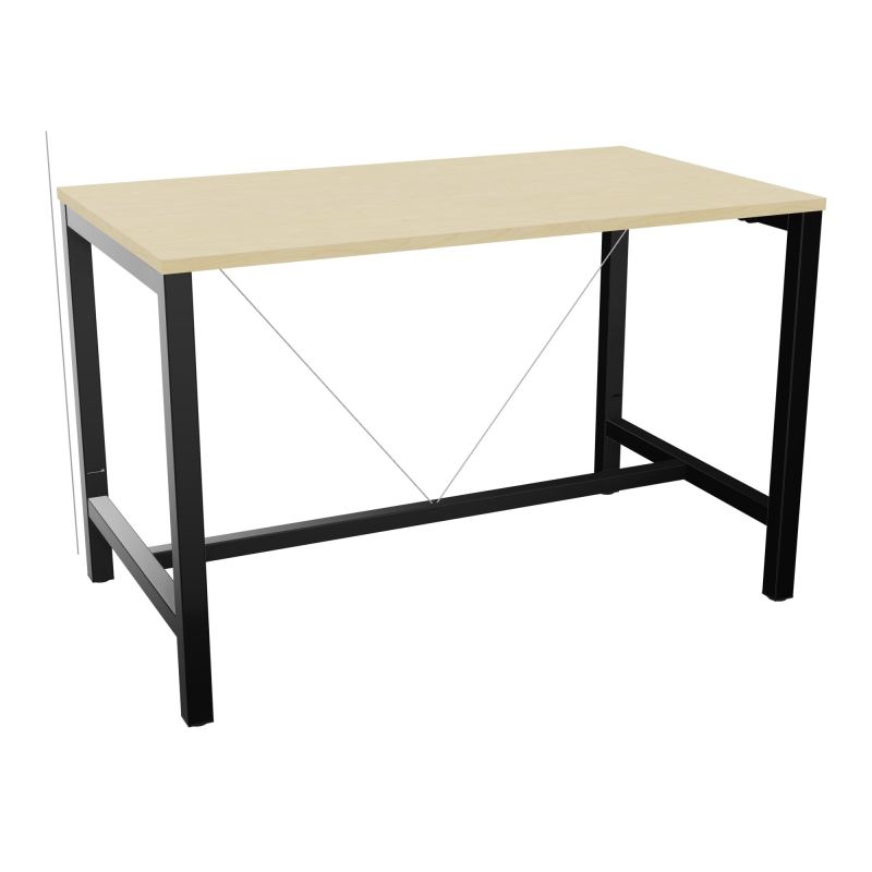 ARIAL T. REU L140XP80XH90 PIEDS ARCHE CARREE AVEC REPOSE PIED
