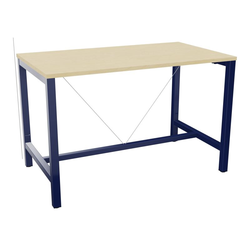 ARIAL T. REU L140XP80XH90 PIEDS ARCHE CARREE AVEC REPOSE PIED