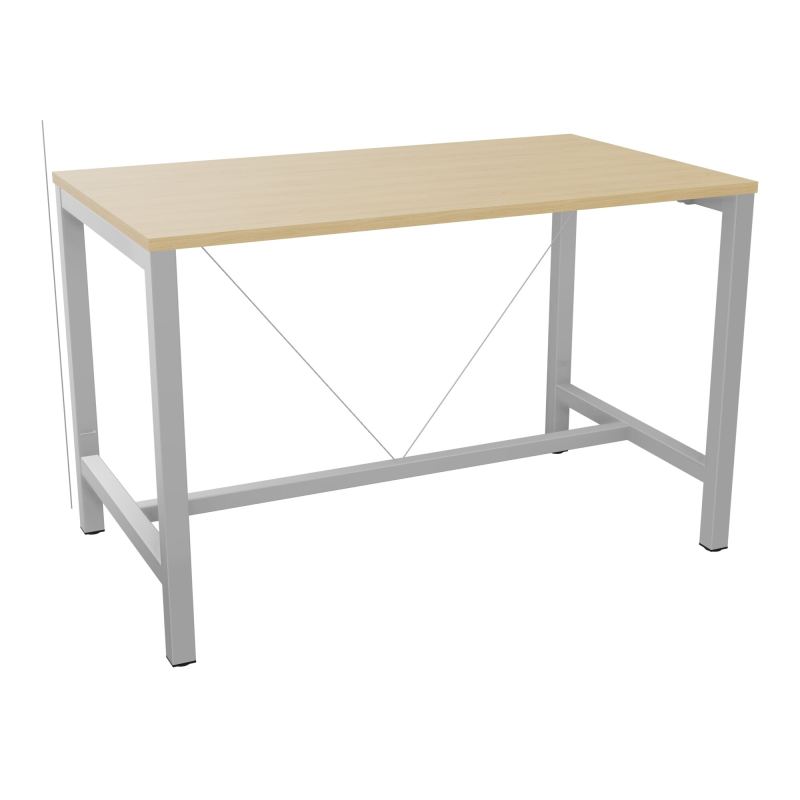 ARIAL T. REU L140XP80XH90 PIEDS ARCHE CARREE AVEC REPOSE PIED