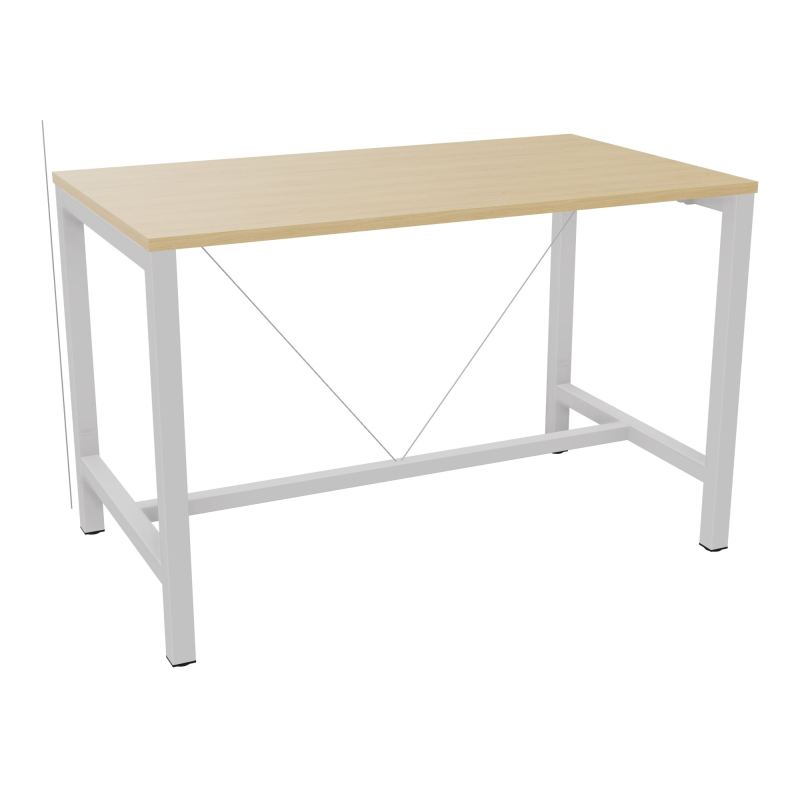 ARIAL T. REU L140XP80XH90 PIEDS ARCHE CARREE AVEC REPOSE PIED