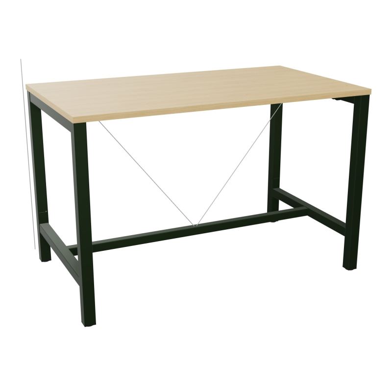 ARIAL T. REU L140XP80XH90 PIEDS ARCHE CARREE AVEC REPOSE PIED