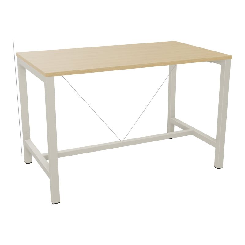 ARIAL T. REU L140XP80XH90 PIEDS ARCHE CARREE AVEC REPOSE PIED
