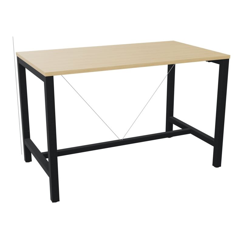 ARIAL T. REU L140XP80XH90 PIEDS ARCHE CARREE AVEC REPOSE PIED