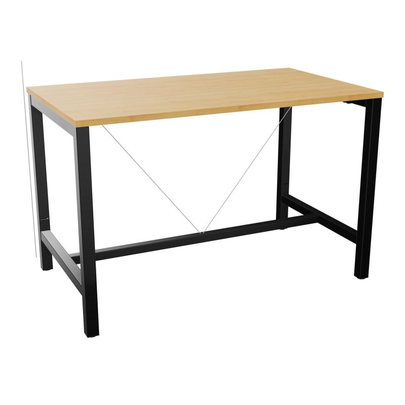 ARIAL T. REU L140XP80XH90 PIEDS ARCHE CARREE AVEC REPOSE PIED
