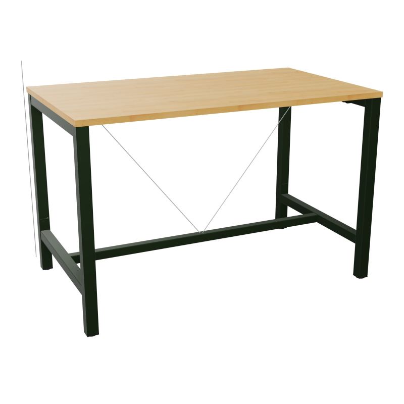 ARIAL T. REU L140XP80XH90 PIEDS ARCHE CARREE AVEC REPOSE PIED